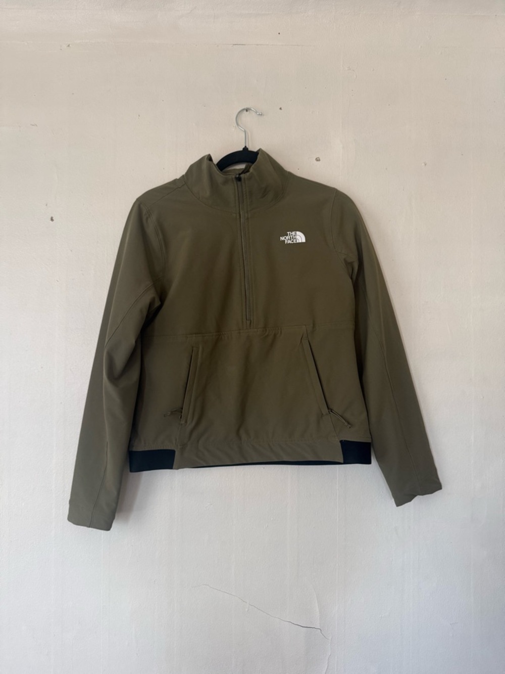 The North Face Military Green Quarter-Zip Pullover